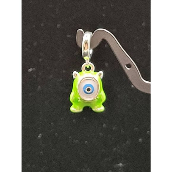 Charm Jewelry - Disney's Monsters Inc Mike Wazowski The Guy with one Eye Charm